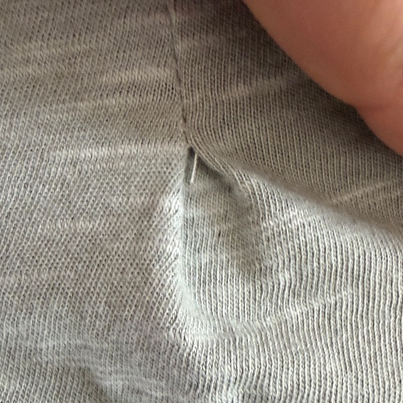 Lucky Brand Women's Embroidered Light Gray Boho Peasant Style Blouse - Picture 10 of 16